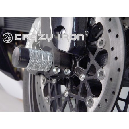 CRAZY IRON Пеги в ось переднего колеса SUZUKI GSXR600/750 `11-