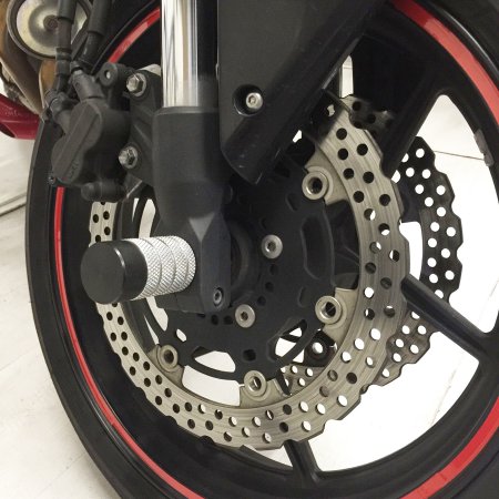 CRAZY IRON Пеги в ось переднего колеса KAWASAKI Z750 `07-`12