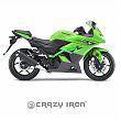 CRAZY IRON ЗАЩИТА RACE RAIL KAWASAKI NINJA 250R `08-`12