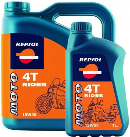 Масло моторное REPSOL MOTO RIDER 4T 10W40 4л