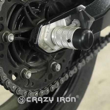 CRAZY IRON Пеги в ось заднего колеса KTM DUKE 125/200/250/390