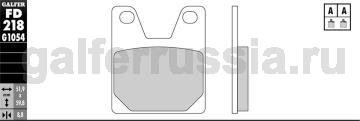 Тормозная колодка FD218G1651
