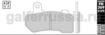 Тормозная колодка FD369G1370