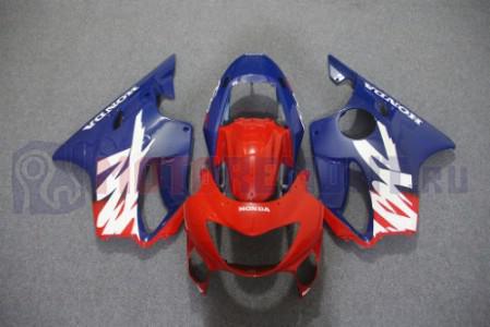 Комплект пластика для мотоцикла Honda CBR 600 F4 1999-2000 Красно-Синий Заводской