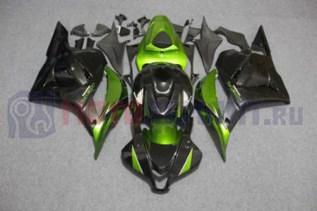 Комплект пластика для мотоцикла Honda CBR 600 RR 2009-2012 Черно-Зеленый