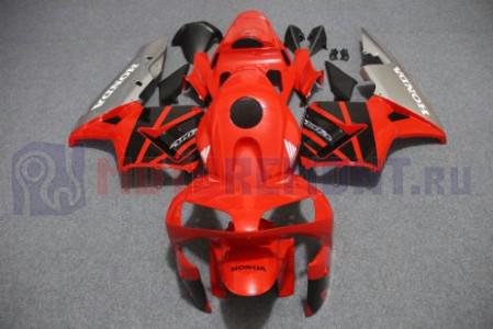 Комплект пластика для мотоцикла Honda CBR 600 RR 2003-2004 Красно-Черный