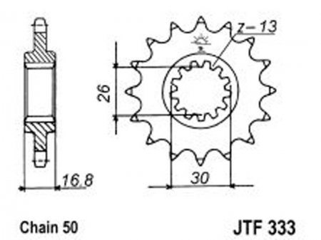 Звезда передняя JT Sprockets JTF 333.15