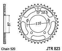 Звезда задняя JT Sprockets JTR 823.45