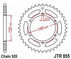 Звезда задняя JT Sprockets JTR 855.45