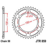 Звезда задняя JT Sprockets JTR 859.47