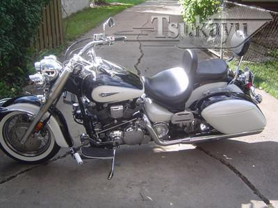 Кофры боковые TSUKAYU для мотоциклов YAMAHA VStar or Roadstar черные