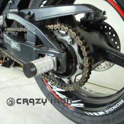 CRAZY IRON Пеги в ось заднего колеса HONDA CBR1000RR `06-`07