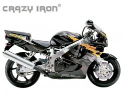 CRAZY IRON Дуги HONDA CBR919RR `96-`99 + Слайдеры на дуги