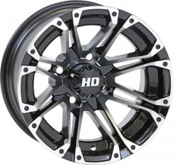 HD Beadlock полностью черные 4/110 R12: 12х7