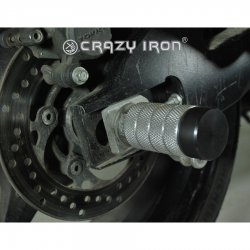 CRAZY IRON Пеги в ось заднего колеса SUZUKI GSXR1000 `05-`08
