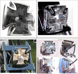 Фара IRON LIGHT Maltese Cross