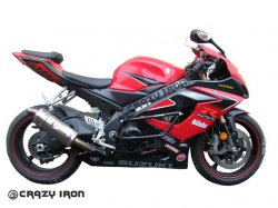 CRAZY IRON Дуги SUZUKI GSXR1000 `05-`06 + Слайдеры на дуги