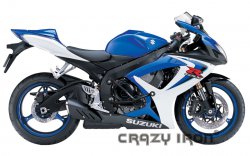 CRAZY IRON Дуги SUZUKI GSXR600/750 `06-`10 + Слайдеры на дуги