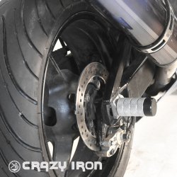 CRAZY IRON Пеги в ось заднего колеса SUZUKI GSXR600/750 `04-`05