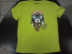 Футболка SZ Biker dog салатовая, размер L