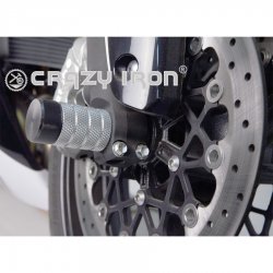 CRAZY IRON Пеги в ось переднего колеса SUZUKI GSXR600/750 `11-