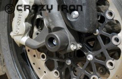 CRAZY IRON Слайдеры SUZUKI GSXR600/750 `06-`09 в ось переднего колеса