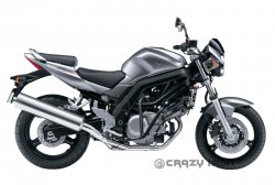 CRAZY IRON Дуги SUZUKI SV650  от `03- г.в.  + Слайдеры на дуги