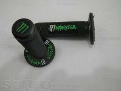 Ручки руля резиновые MONSTER Dual Diamond