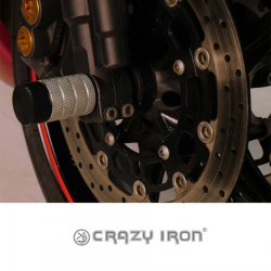 CRAZY IRON Пеги в ось переднего колеса YAMAHA YZF-R6 `06-`16