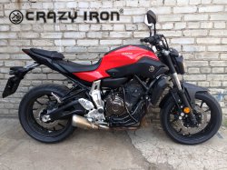 CRAZY IRON Дуги YAMAHA MT-07 + Слайдеры на дуги