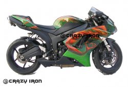 CRAZY IRON Слайдеры KAWASAKI ZX-6R `07-`08