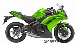 CRAZY IRON Слайдеры KAWASAKI ER6F от `12-`15