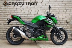 CRAZY IRON Дуги KAWASAKI Z250, Z300 + слайдеры на дуги