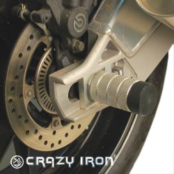 CRAZY IRON Пеги в ось заднего колеса BMW S1000RR `12-`18