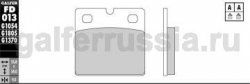 Городская тормозная колодка FD 013 G1054 перед или зад