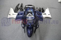 Комплект пластика для мотоцикла Kawasaki ZZR400/600 1993-2007 Сине-Серебристый