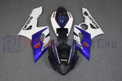 Комплект пластика для мотоцикла Suzuki GSX-R1000 2005-2006 Сине-Белый