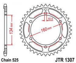 Звезда задняя JT Sprockets JTR 1307.46