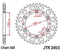 Звезда задняя JT Sprockets JTR 245/3.45