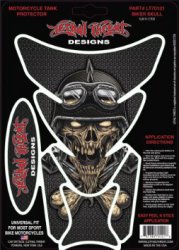 Наклейка на бак LETHAL THREAT BIKER SCULL