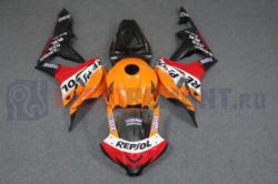 Комплект пластика для мотоцикла Honda CBR 600 RR 2007-2008 Repsol оранжевый