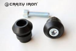 CRAZY IRON СЛАЙДЕРЫ НА МАЯТНИК KAWASAKI (ДИАМ 10 ММ) ЧЕРНЫЕ